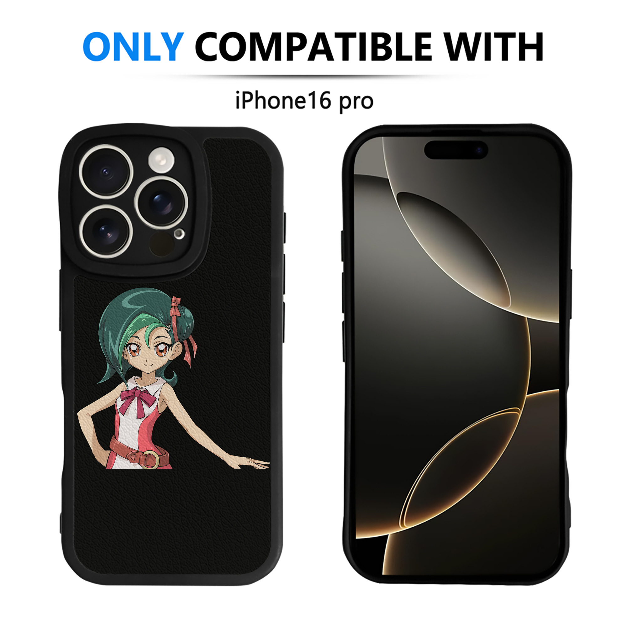 （画像用） 遊☆戯☆王 Yu-Gi-Oh! 【iPhone 16シリーズ対応】シリコンスマホケース（レザー調） 材質：シリコン